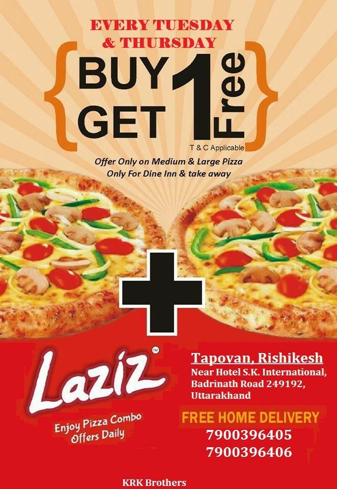 Laziz pizza garhwal near Rishikesh Menu | Order Food ...