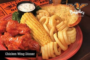 CHICKEN WINGS DINNER