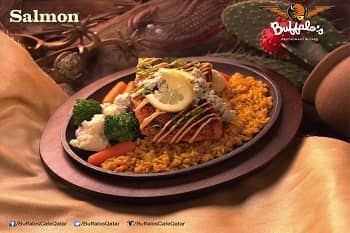 BLACK AND BLUED SALMON
