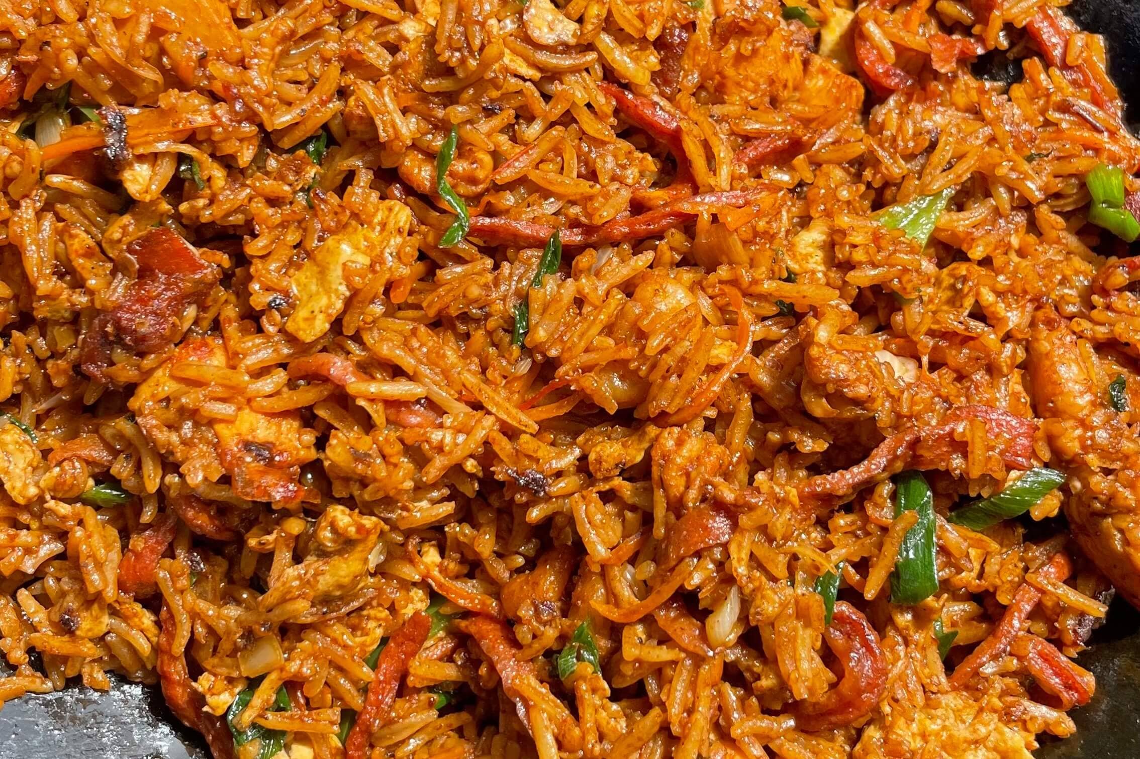 loaded hibachi suya rice