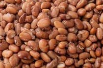 plain beans on rice per portion