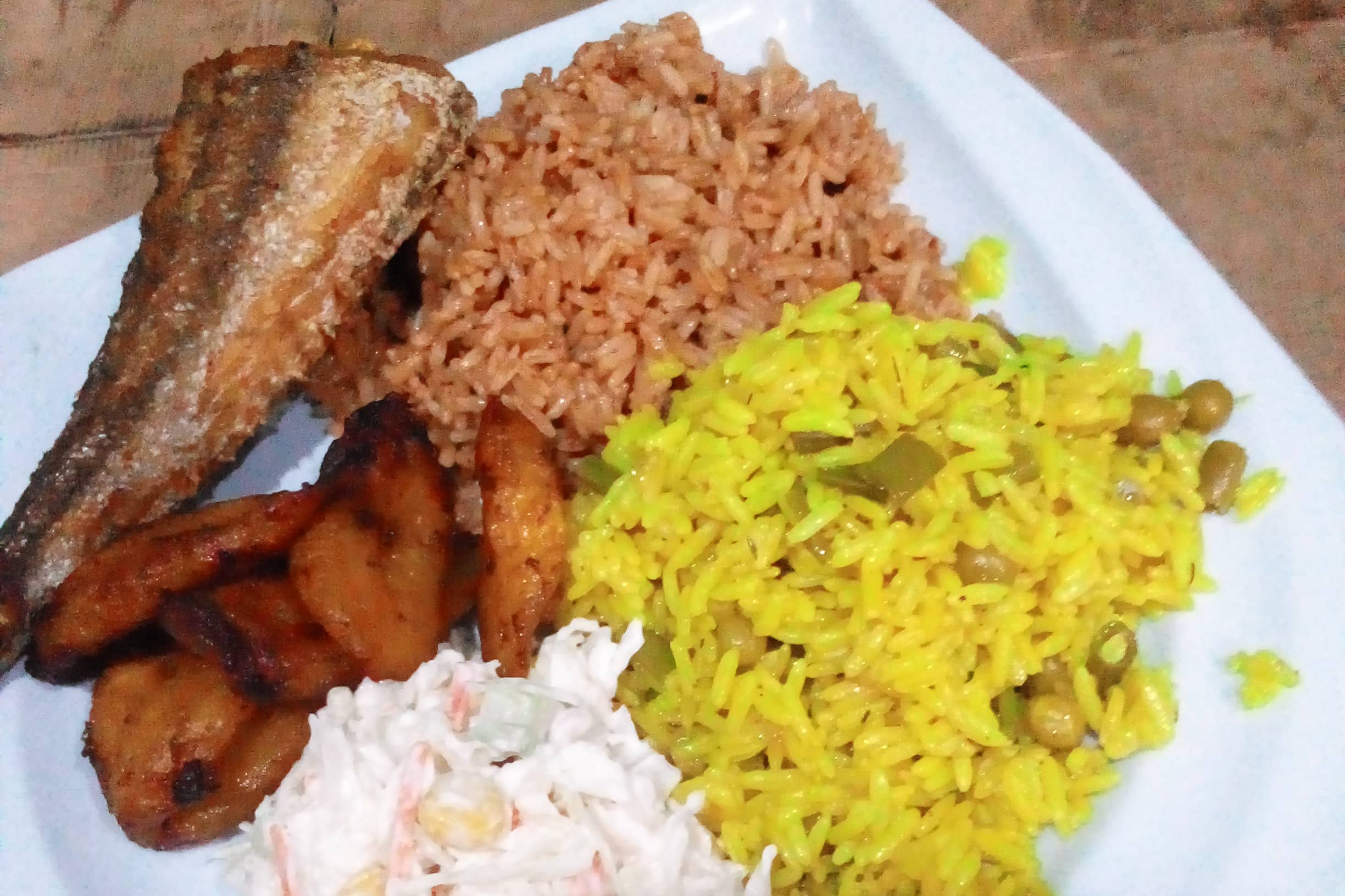 Rice and fish