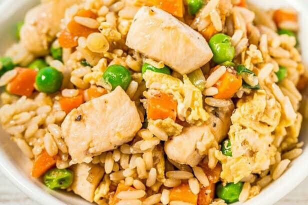 Assorted rice and grilled