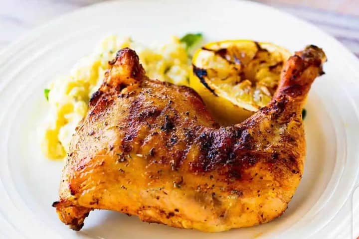 grilled quarter chicken