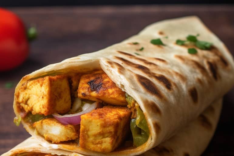 Paneer Shawarma