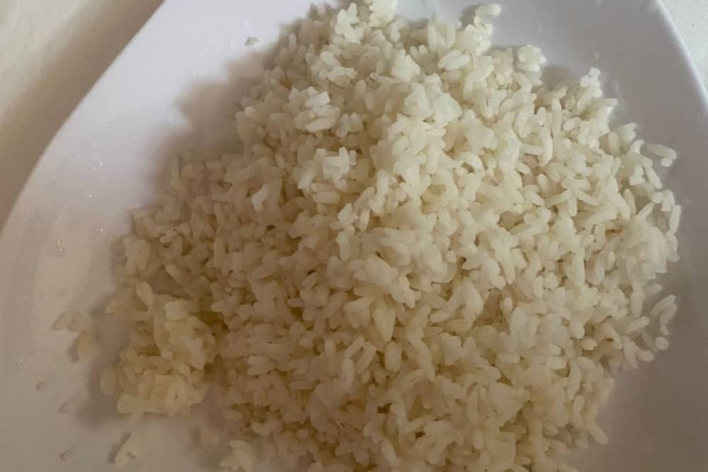 white rice and stew