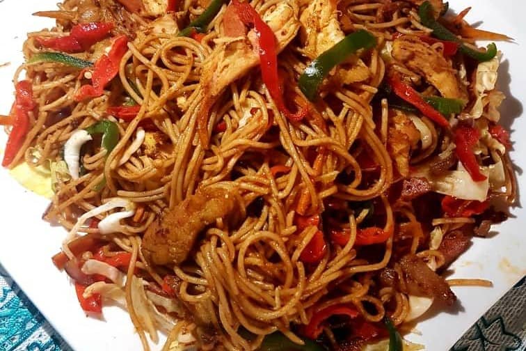stir fry spaghetti