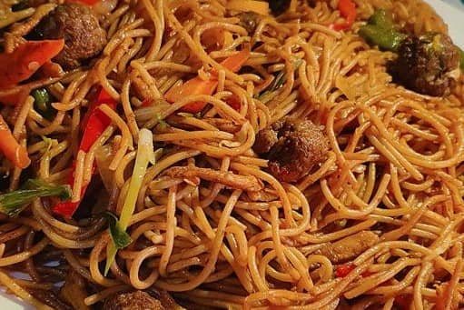 Meatball spaghetti