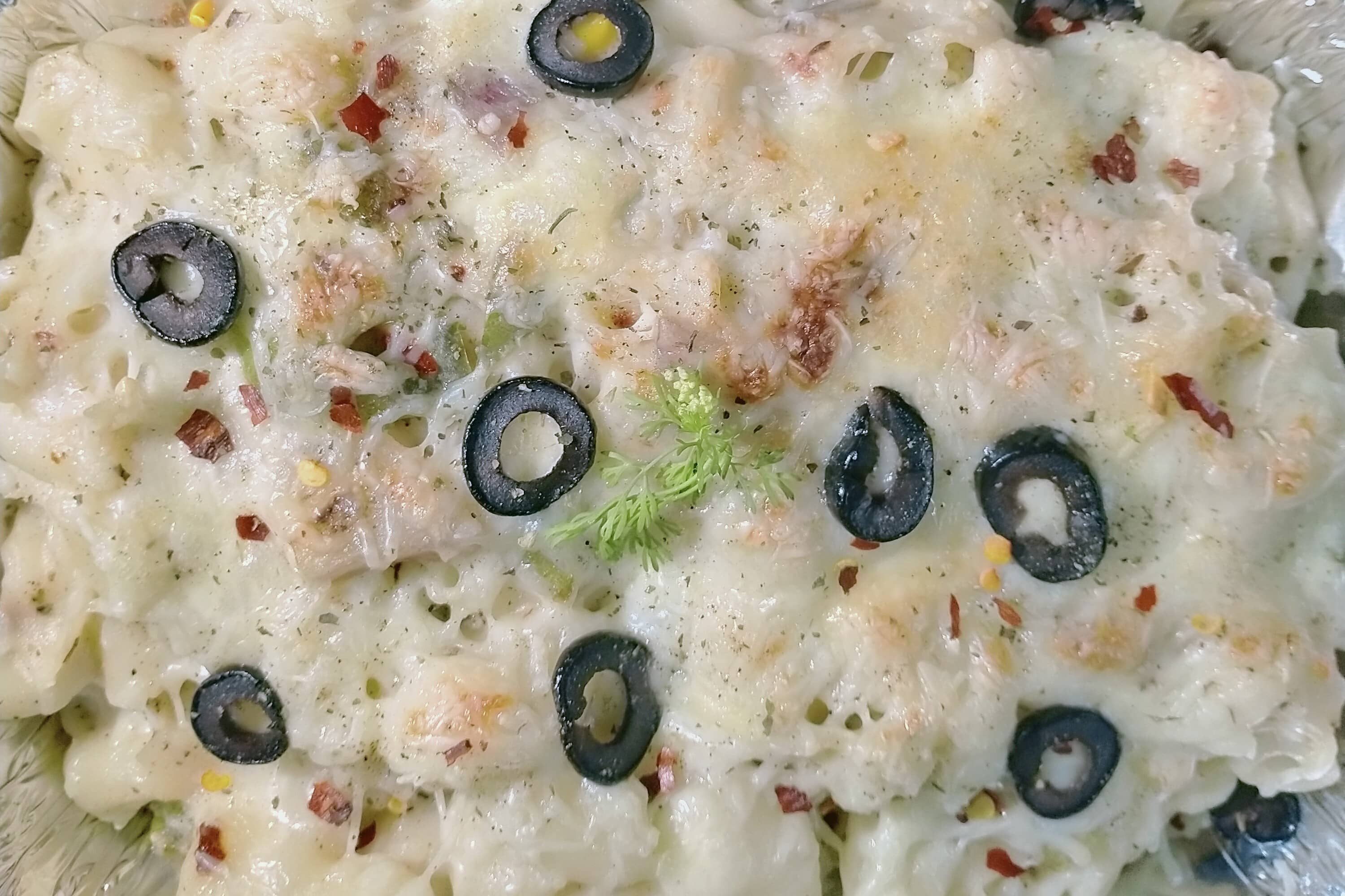 white sauce pasta