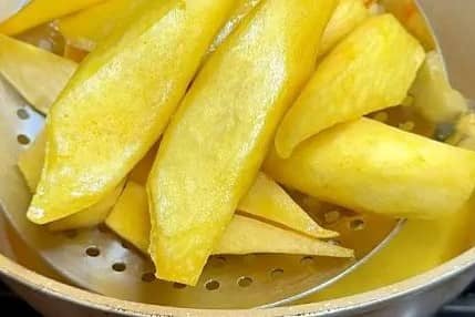 Fried yam only
