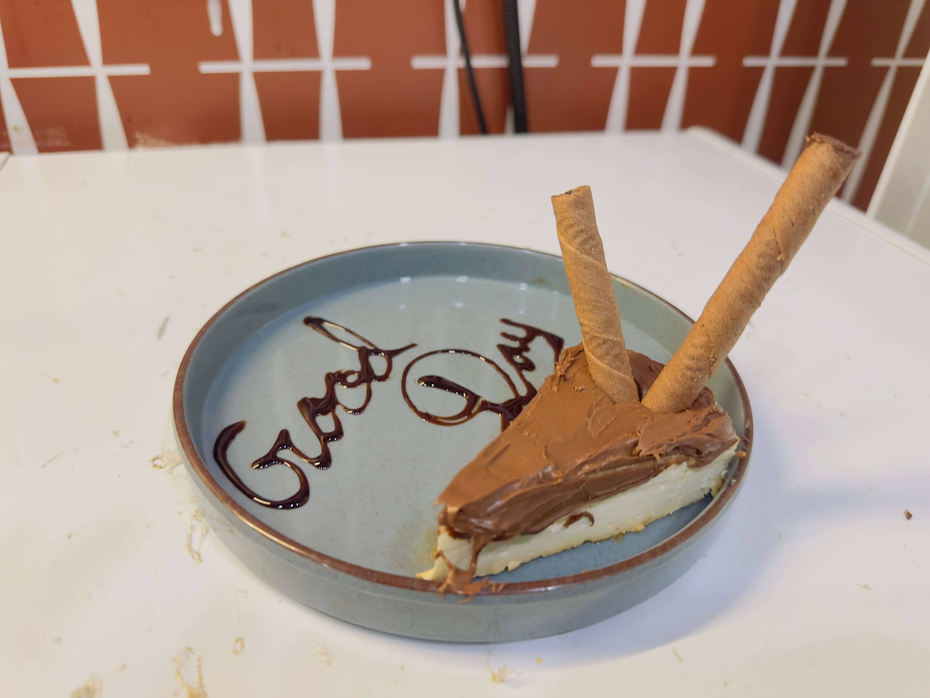 Nutella cheesecake