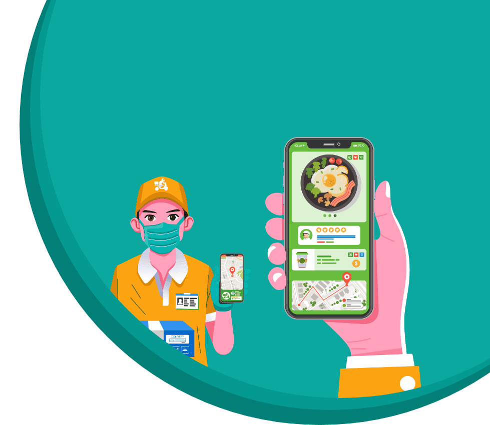 Food Delivery Illustration