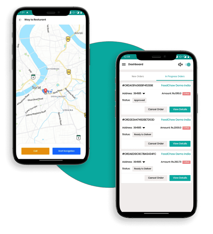 Driver App Preview