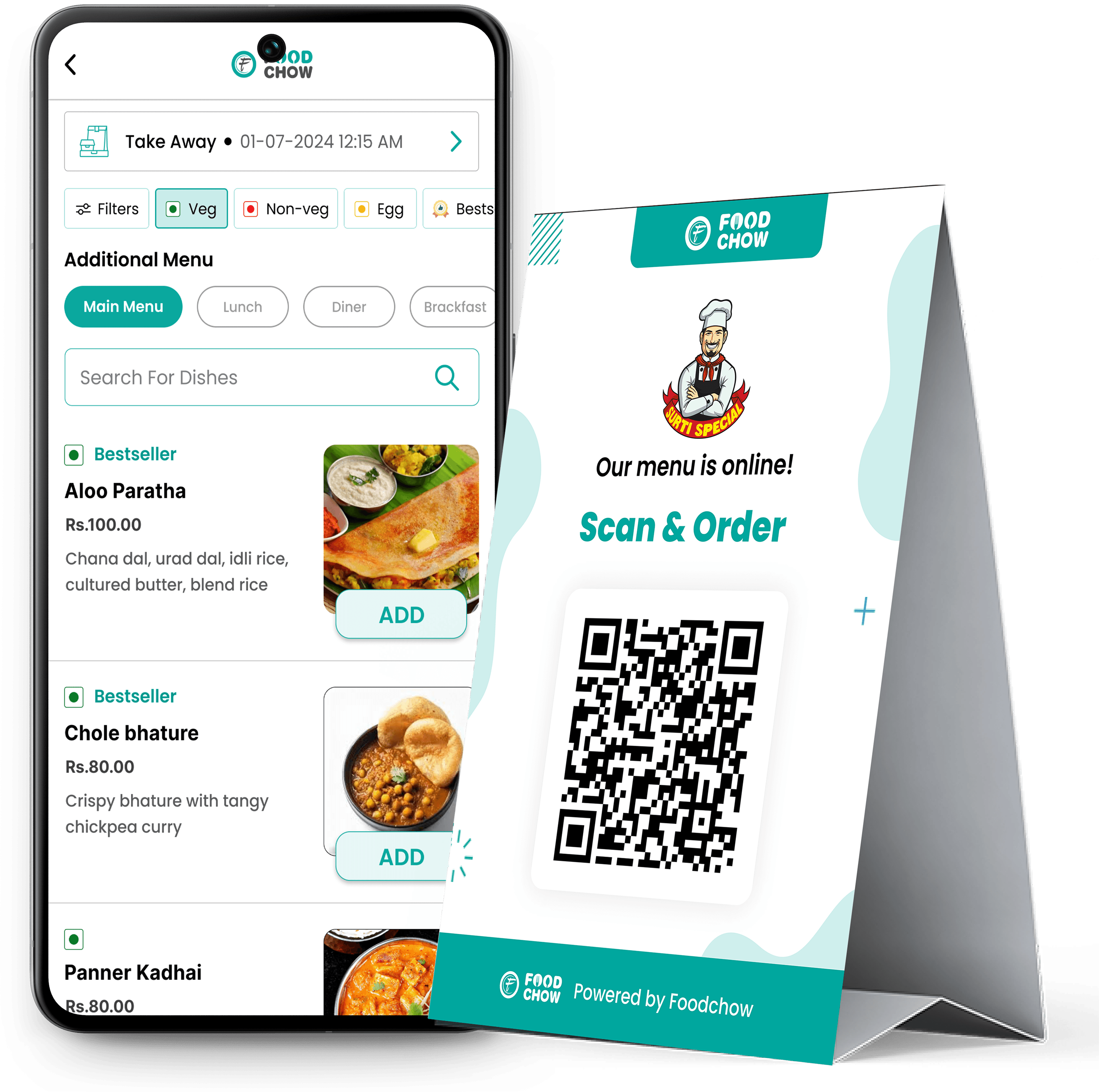 QR Digital Menu & Table Ordering