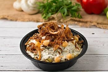KOSHARI WITH SPECIAL MUSHROOM SAUCE