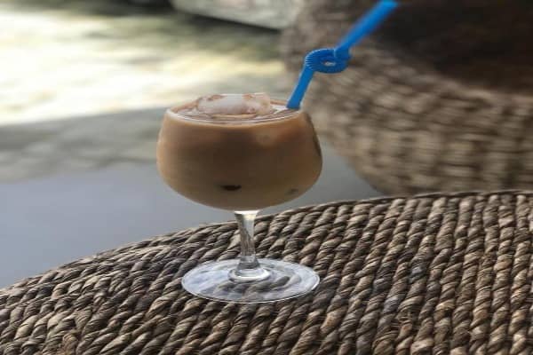 Café filtré glacé au lait