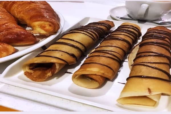 Crêpes au chocolat