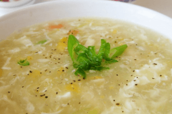 Chicken & sweet corn soup