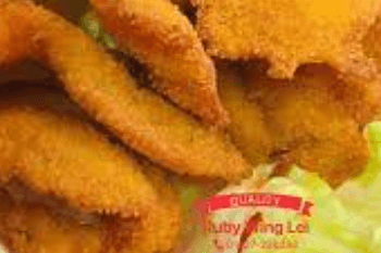 Golden butterfly prawns