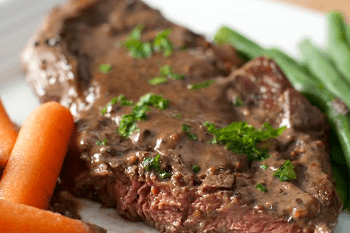 Beef in pepper sauce