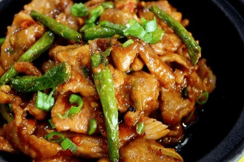 Lamb in yellow bean sauce