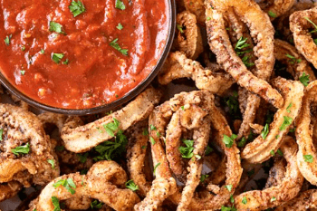 Calamari in hot sauce
