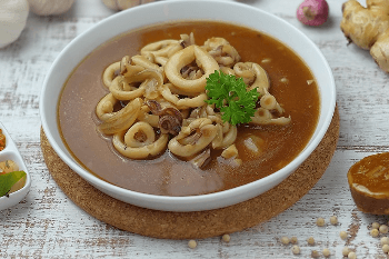 Calamari in oyster sauce
