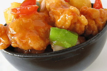 Fish with sweet & sour sauce