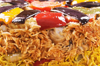 Maqluba (Savory Rice Cake)