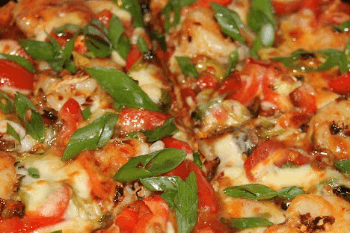 Pizza Chilly Prawns