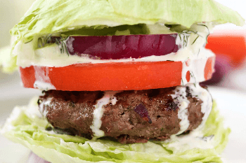 Lettuce Beef Burger