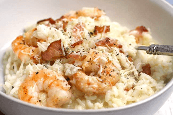 Creamy Shrimp With Rice