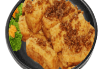 Fried tofu with lemongrass