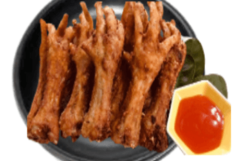 Crispy fried chicken feet