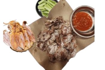 Grilled dried squid
