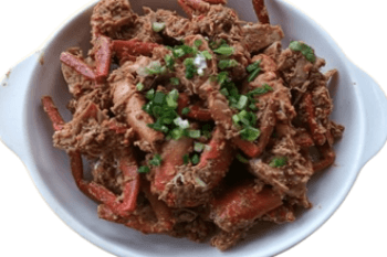 Fried crab