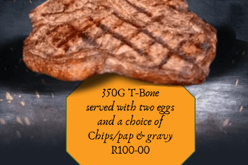 350G T-BONE STEAK (SUNDAY)SPECIAL