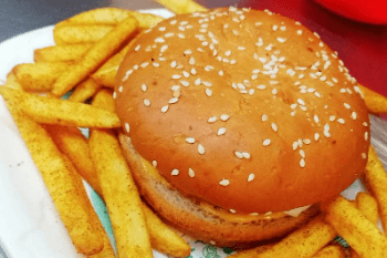 Aloo Tikki Burger Combo