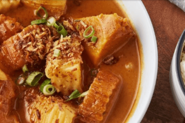 Vegan Thai Massaman Curry with mixed vegies