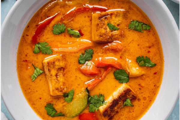Vegan Red Curry with Mixed Vegies