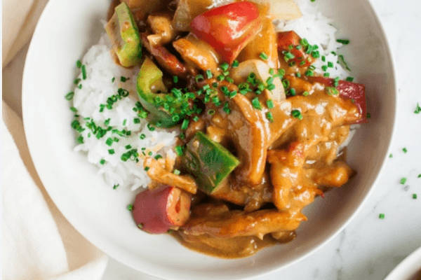 Vegan Stir Fry with Satay Sauce