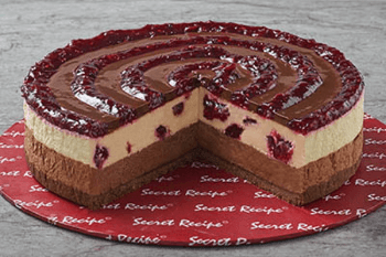 Choco Cheese Berry Cake