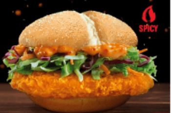 Sweet Chilli Fish Burger