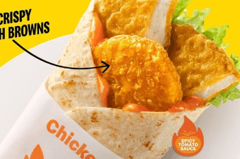 Spicy Tomato Chicken Wrap