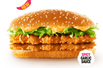 Spicy McCrispy Chicken Burger