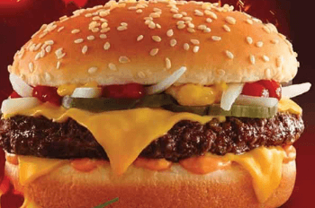 Spicy Beef Burger with Cheese