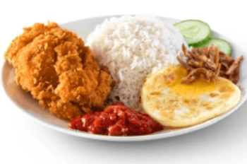 Nasi Lemak McD with 1pc Ayam Goreng