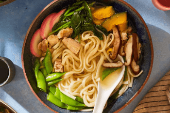 Japanese Nabeyaki Udon Soup