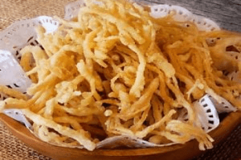 Fried Enoki Mushroom