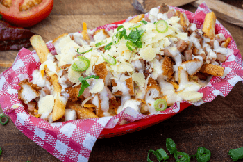Cheesy Chicken Bacon & Garlic Fries